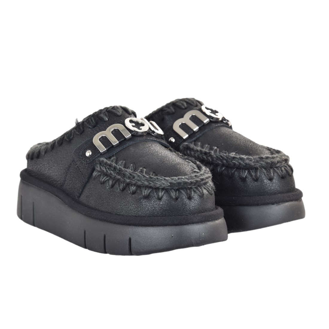 BOUNCE CLOG SPECIAL LEATHER MOU MU.FW531001B CBKG