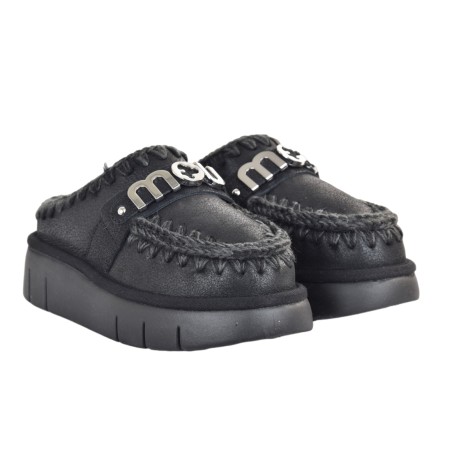 BOUNCE CLOG SPECIAL LEATHER MOU MU.FW531001B CBKG