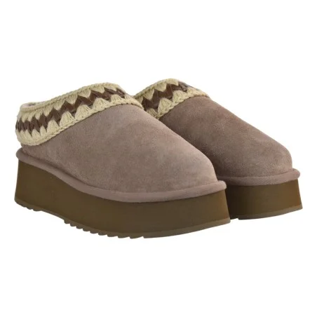 PLATFORM CLOG SUEDE LEATHER MOU MU.FW681009A ELGRY