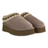 PLATFORM CLOG SUEDE LEATHER MOU MU.FW681009A ELGRY