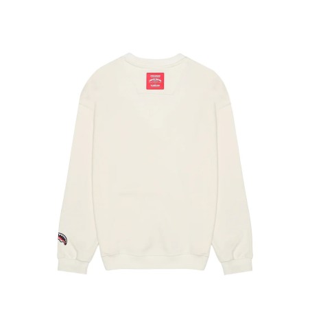 LABEL CREWNECK SPRAYGROUND SP772G IVORY
