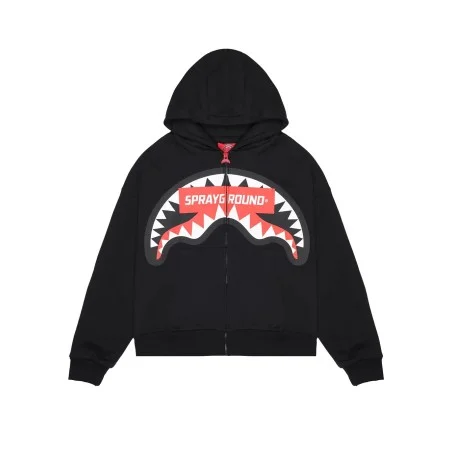 SMASH LOGO FULL ZIP SPRAYGROUND SP785G BLACK