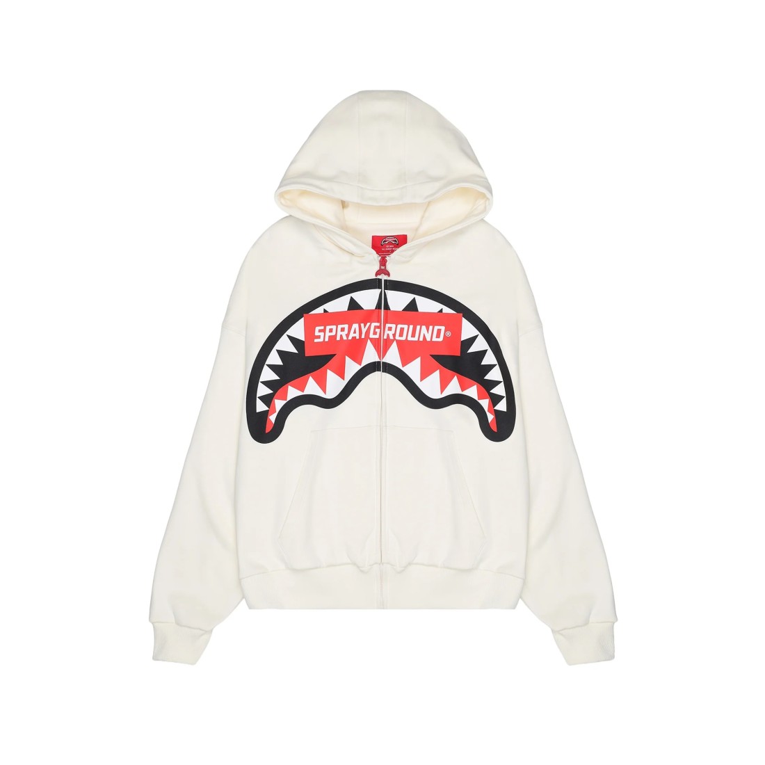 SMASH LOGO FULL ZIP SPRAYGROUND SP785G IVORY