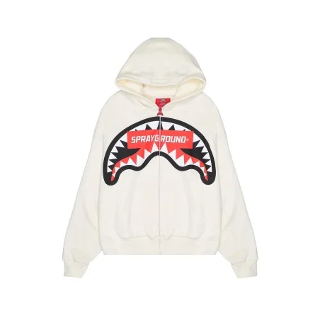 SMASH LOGO FULL ZIP SPRAYGROUND SP785G IVORY