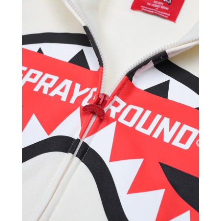 SMASH LOGO FULL ZIP SPRAYGROUND SP785G IVORY