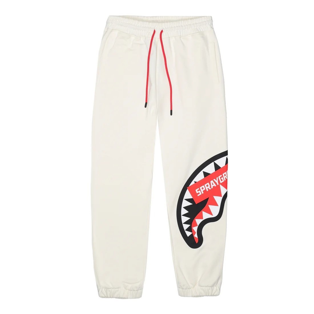 SMASH LOGO PANTS SPRAYGROUND SP786G IVORY