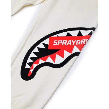 SMASH LOGO PANTS SPRAYGROUND SP786G IVORY