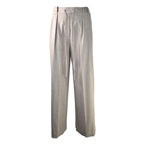 PANTALONE PALAZZO COULISSE MELANGE SO ALLURE D66019C CACHA