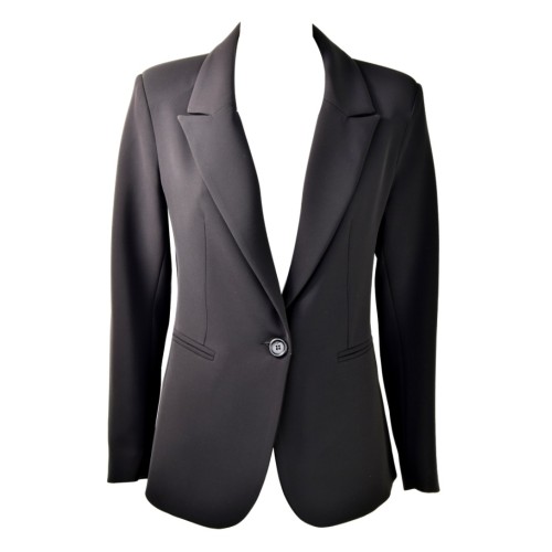 GIACCA BETTA SLIM MONOPETTO SO ALLURE O33001C BLACK