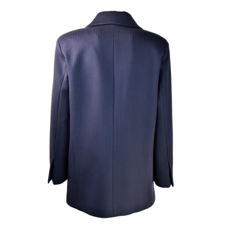 GIACCA BOY GESSATO SO ALLURE V33031C NAVYBLUE