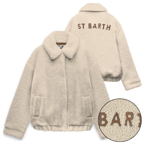 JEANNE TEDDY JACKET SB PATCH10 MC2 SAINT BARTH JNE0001 00162I