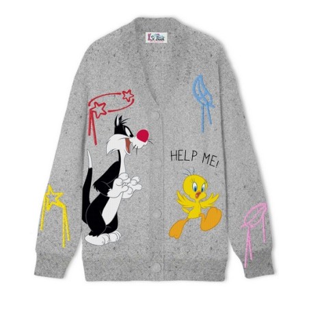 SASI DONEGAL CARDIGAN SILVESTER HELP MC2 SAINT BARTH SASI002 00444I