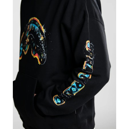 OXIDIZED SHARK HOODIE SPRAYGROUND SP791G BLACK