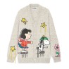SASI DONEGAL CARDIGAN SNOOPY SKATING 10 MC2 SAINT BARTH SASI002 04125I