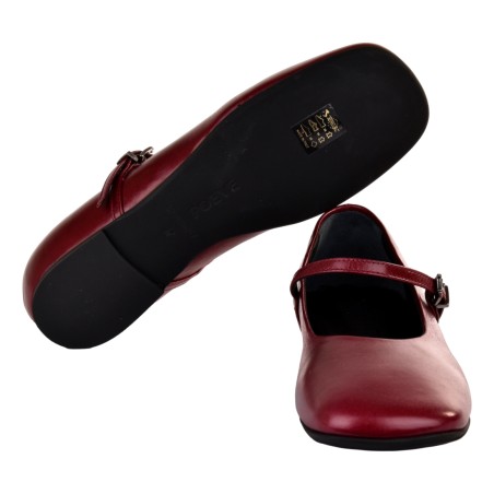 BALLERINA CON CINTURINO POEVE PBAL11M MOGANO