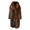 CAPPOTTO LUNGO ECO FOX ANNA NEVA 25332 DKBROWN