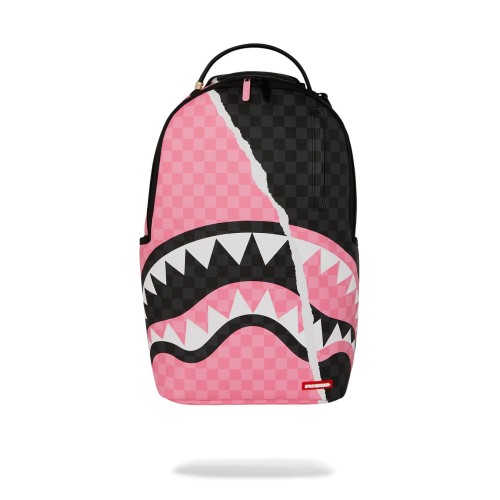 PINK AND BLACK TEAR SIP  BACKPACK SPRAYGROUND 910B7692NSZ BLK/PINK