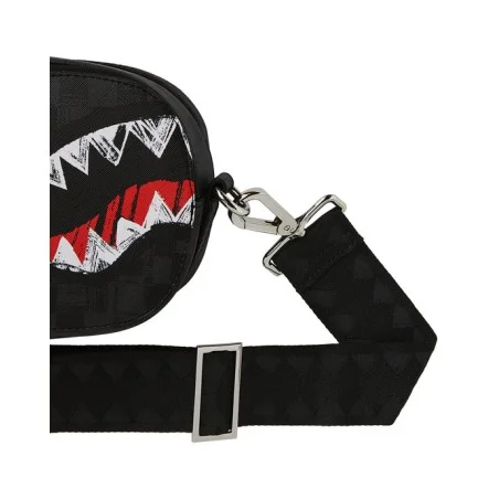 SCRIBBLE SHARK BACKPACK SLING SPRAYGROUND 910B8227NSZ BLK/GREY