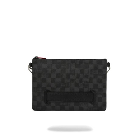 SCRIBBLE SHARK CROSSOVER CLUTCH SPRAYGROUND 910B8229NSZ BLK/GREY