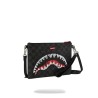 SCRIBBLE SHARK CROSSOVER CLUTCH SPRAYGROUND 910B8229NSZ BLK/GREY