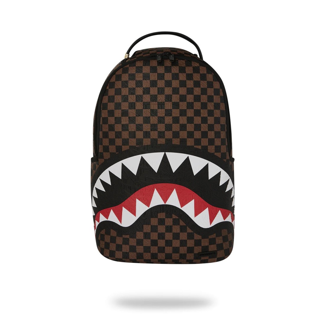 CHECK 2 EMBOSS BACKPACK SPRAYGROUND 910B8232NSZ BROWN
