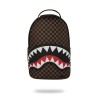 CHECK 2 EMBOSS BACKPACK SPRAYGROUND 910B8232NSZ BROWN