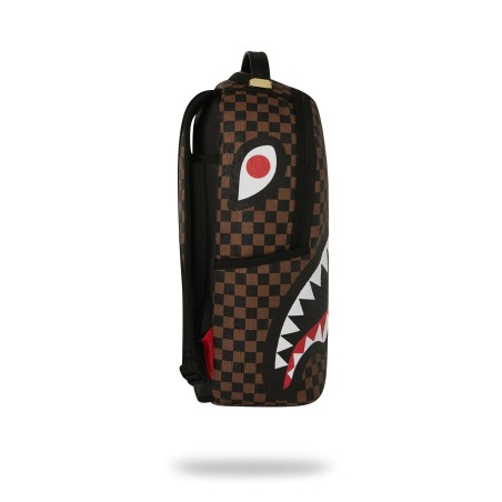 CHECK 2 EMBOSS BACKPACK SPRAYGROUND 910B8232NSZ BROWN