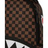 CHECK 2 EMBOSS BACKPACK SPRAYGROUND 910B8232NSZ BROWN