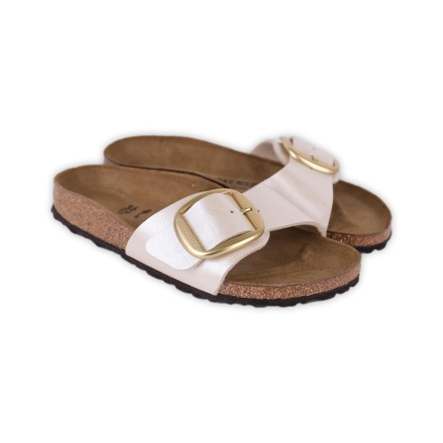 CIABATTA MADRID BIG BUCKLE BIRKO FLOR GRACEFUL BIRKENSTOCK 1015279 PEARL