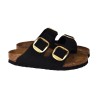 CIABATTA ARIZONA BIG BUCKLE NUBUCK LEATHER BIRKENSTOCK 1023290 BLACK
