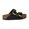 CIABATTA ARIZONA BIG BUCKLE NUBUCK LEATHER BIRKENSTOCK 1023290 BLACK