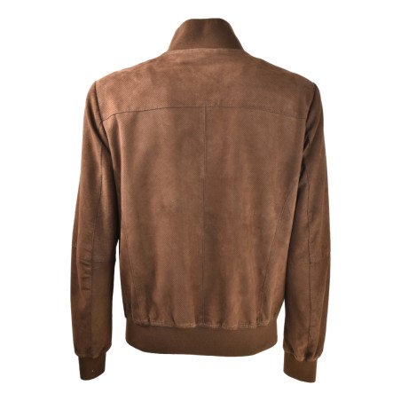 LEATHER BOMBER MAN BULLY 5524/PERF GS22