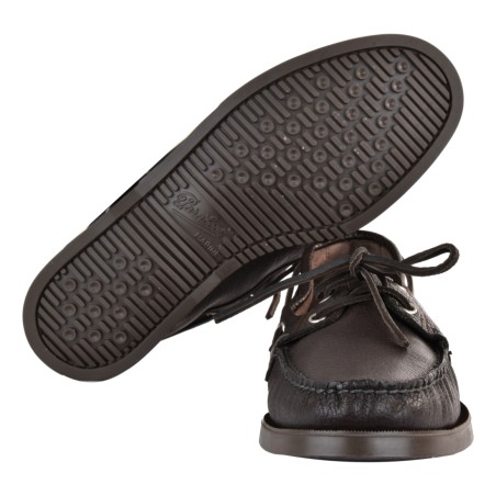 MOCASSINO BARTH MARINE DEERLEATHER PARABOOT 780555 MARRON