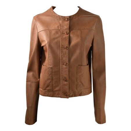 LEATHER JACKET W BULLY 7955 SD09