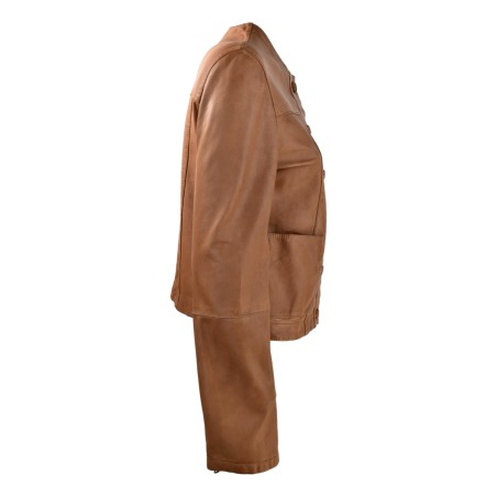 LEATHER JACKET W BULLY 7955 SD09