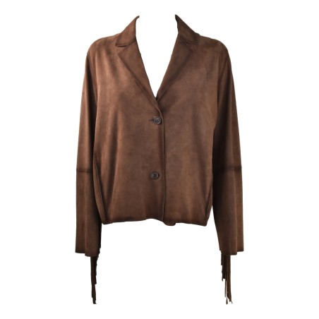 LEATHER JACKET W SUEDE BULLY 8730/FR B360