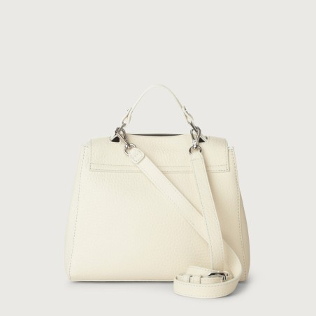 BORSA SVEVA SOFT PICCOLA A MANO ORCIANI B01999_SOF BIANCO