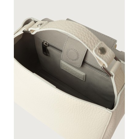 BORSA SVEVA SOFT PICCOLA A MANO ORCIANI B01999_SOF BIANCO