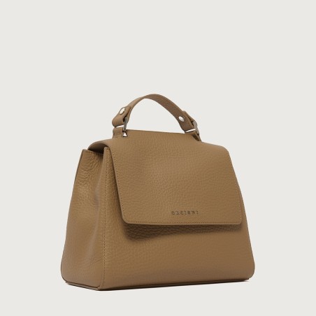 BORSA SVEVA SOFT PICCOLA A MANO ORCIANI B01999_SOF BISCOTTO