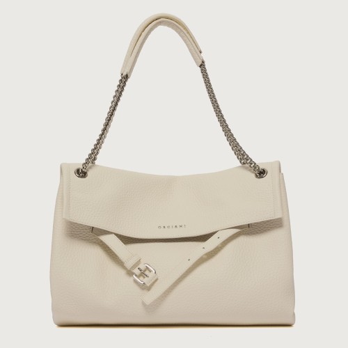 BORSA VENUS SOFT MIDI A SPALLA ORCIANI B02212_SOF BIANCO
