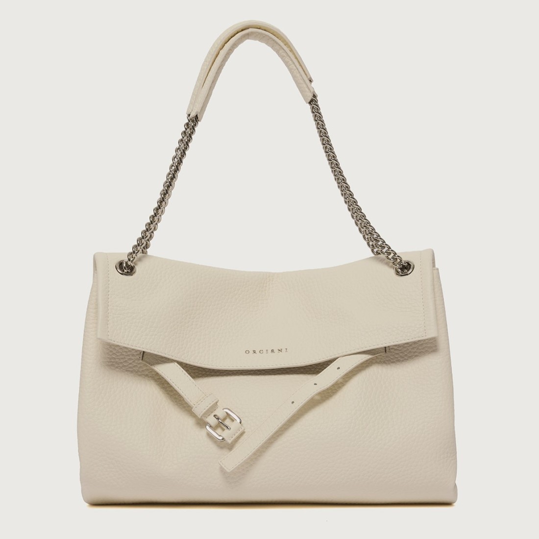 BORSA VENUS SOFT MIDI A SPALLA ORCIANI B02212_SOF BIANCO