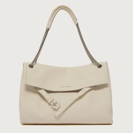 BORSA VENUS SOFT MIDI A SPALLA ORCIANI B02212_SOF BIANCO