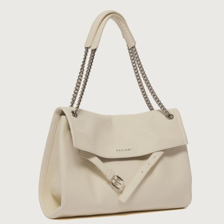 BORSA VENUS SOFT MIDI A SPALLA ORCIANI B02212_SOF BIANCO