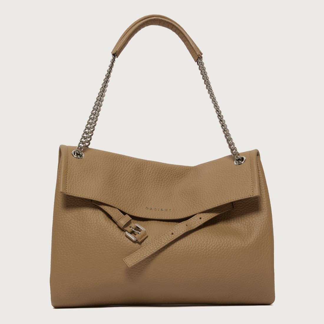 BORSA VENUS SOFT MIDI A SPALLA ORCIANI B02212_SOF BISCOTTO