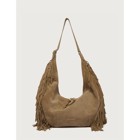 BORSA HOBO PEACH FRINGE ORCIANI B02227_PFG BISCOTTO