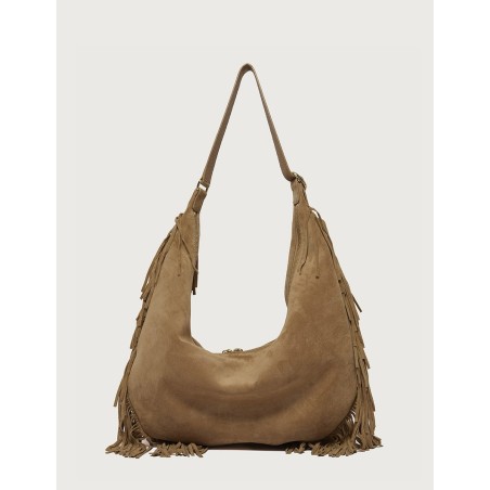 BORSA HOBO PEACH FRINGE ORCIANI B02227_PFG BISCOTTO
