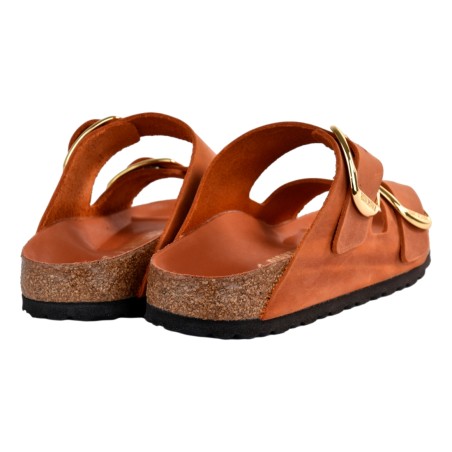 CIABATTA ARIZONA BIG BUCKLE OILED LEATHER BIRKENSTOCK 1026661 BURNT_ORANGE