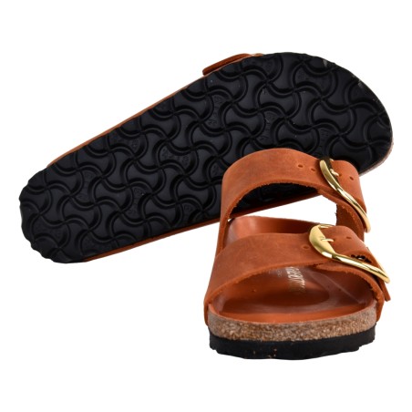 CIABATTA ARIZONA BIG BUCKLE OILED LEATHER BIRKENSTOCK 1026661 BURNT_ORANGE