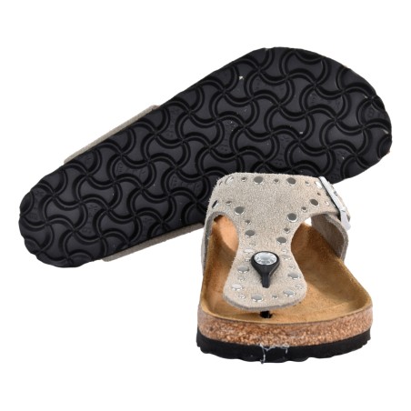 INFRADITO GIZEH RIVET BORDER BIRKENSTOCK 1029388 TAUPE