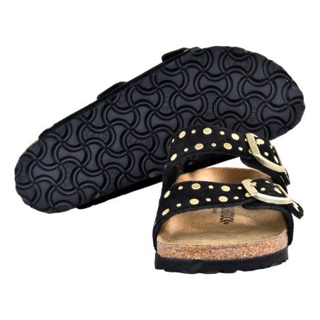 CIABATTA ARIZONA SUEDE LEATHER BIRKENSTOCK 1030348 BLACK